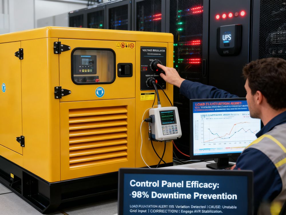 What does a controller do in a generator?